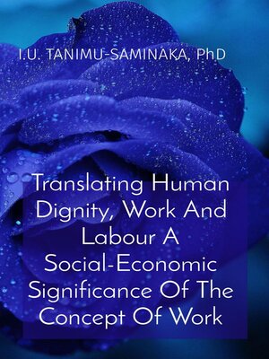 cover image of Translating Human Dignity, Work and Labour a Social-Economic Significance of the Concept of Work